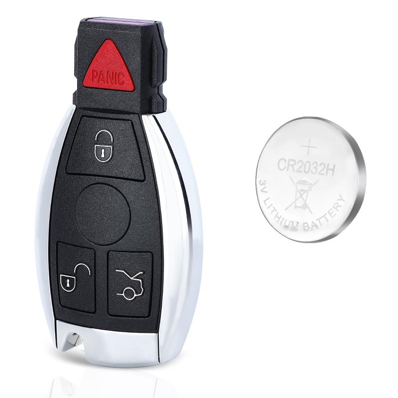 Beefunny 315MHz Smart 3+1 4 Button Replacement Remote Key Fob for Mercedes-Benz Support NEC & BGA 2000-2014 Year, 705 Moto - Image 1
